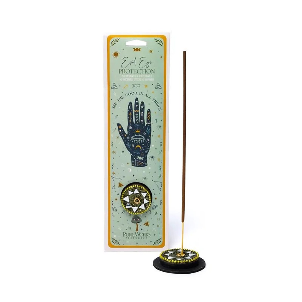 EncensCelestial Magic Protection Mauvais Oeil + porte encens -- 40gr