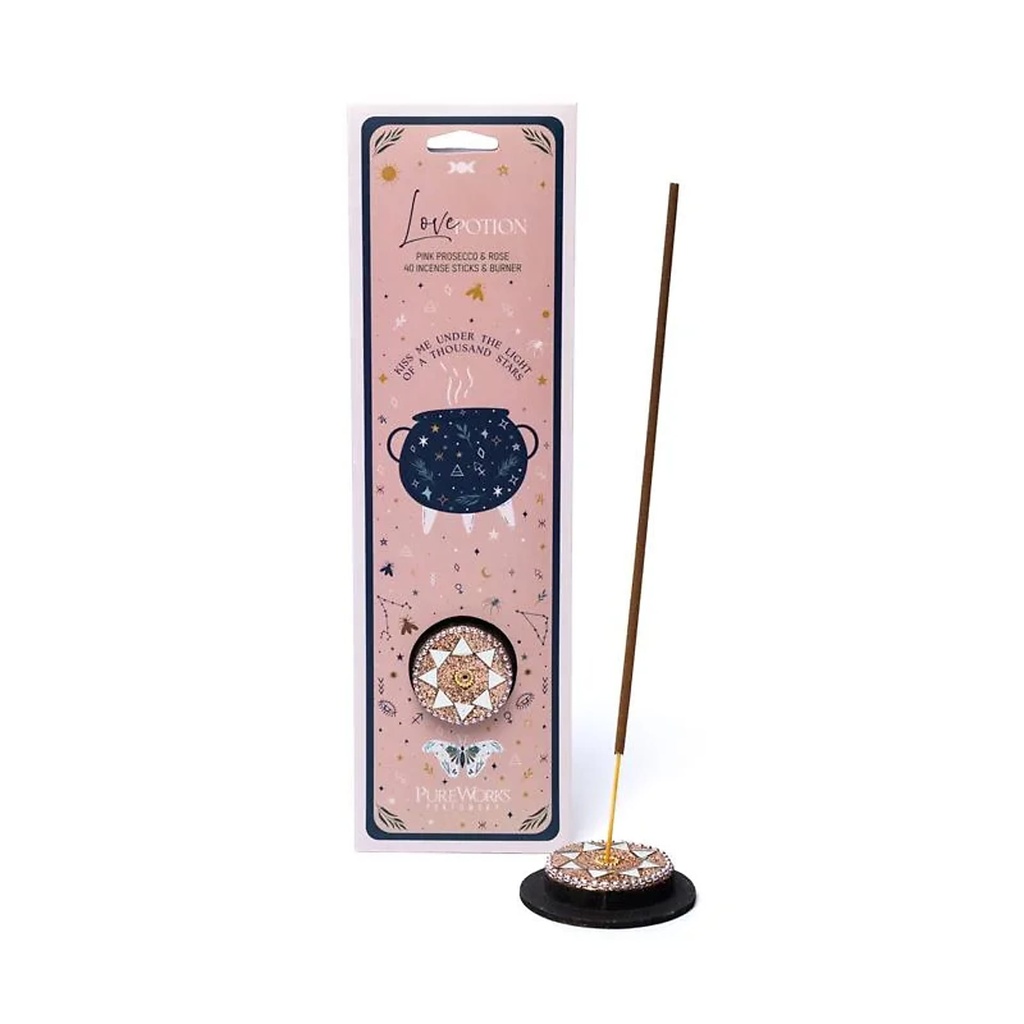 Encens Celestial Magic Philtre d'Amour + porte encens -- 40gr