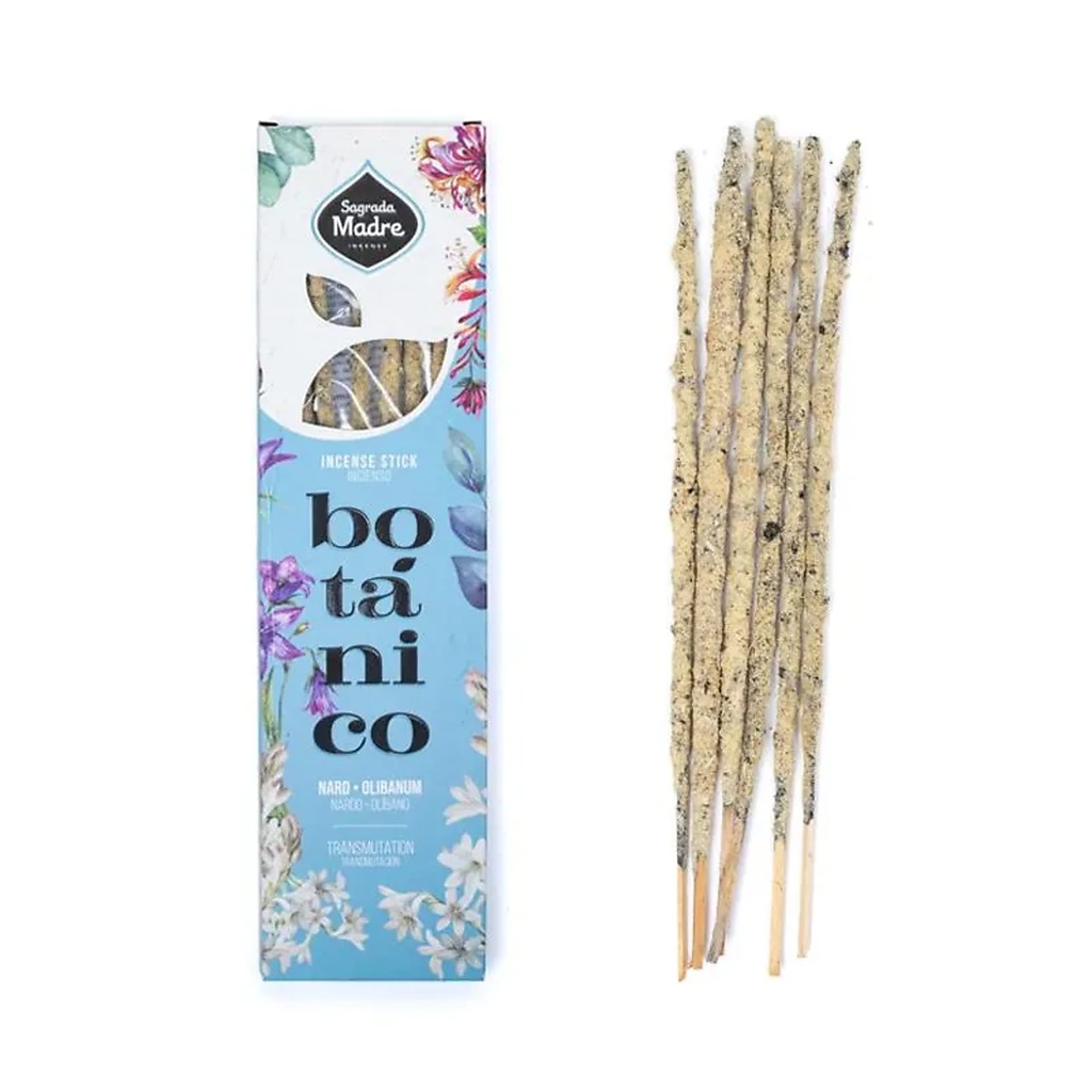 Sagrada Madre Encens botanique Racine de musc et oliban -- ±20g