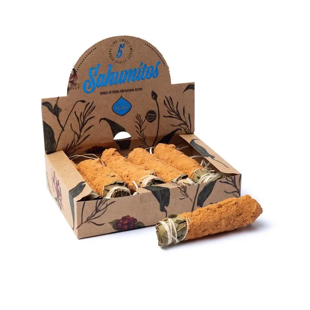 Sagrada Madre Sahumitos Smudge Bois de Santal -- 18x4x12cm