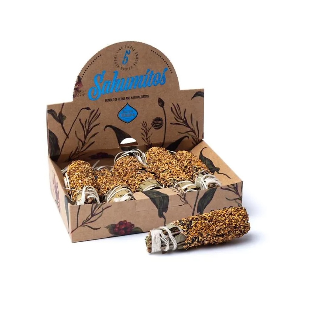 Sagrada Madre Sahumitos Smudge Myrrhe & Paolo santo -- 18x4x12cm