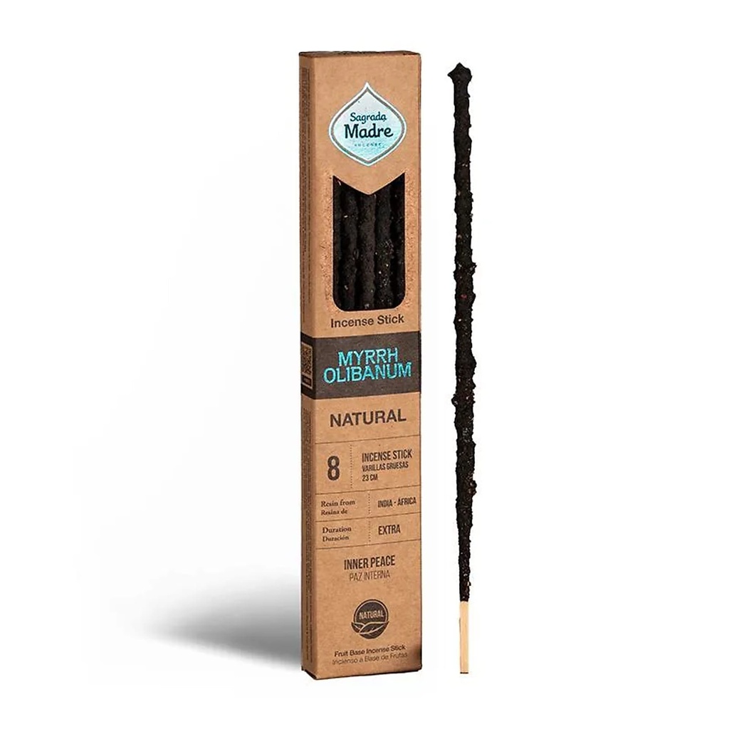 Sagrada Madre Encens Naturel Myrrhe & Oliban -- ±30g