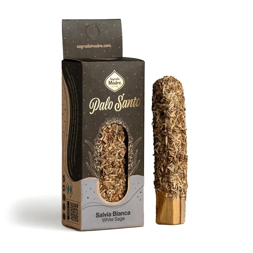 Sagrada Madre bâton de Palo Santo à la sauge blanche -- 20g	