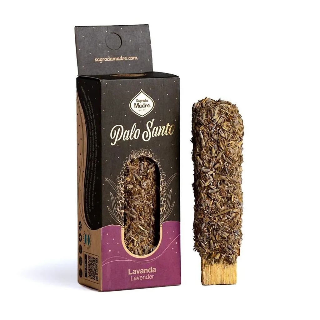 Sagrada Madre bâton de Palo Santo à la lavande -- 20g	