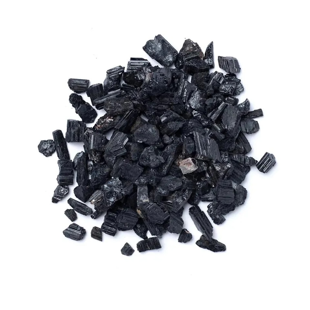 Chips Éclats de tourmaline noire  -- ±0.5-1.5cm; ±800g