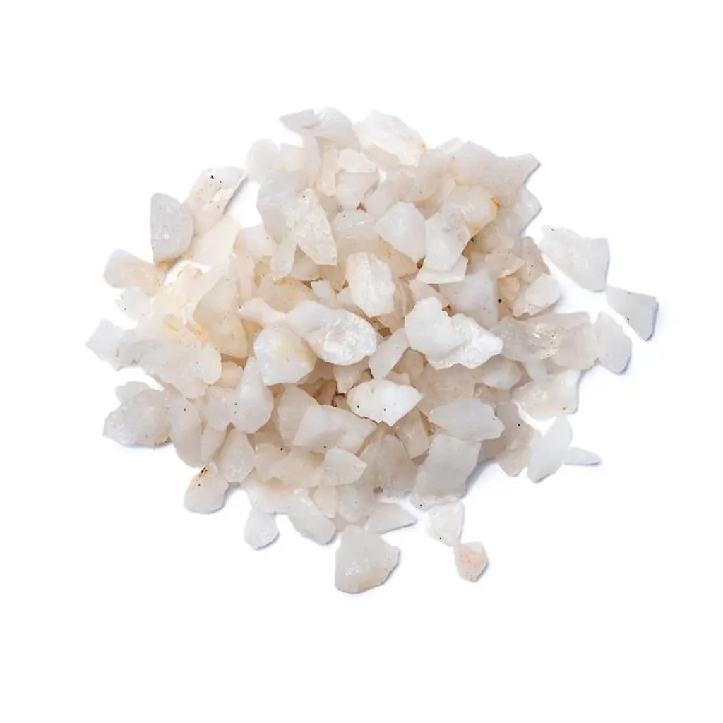 Chips Éclats de quartz laiteux  -- ±0.5-1.5cm; ±700g