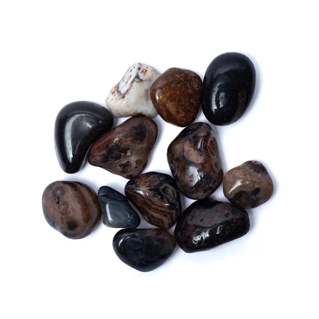 Agate rouge pierre polie de qualité B -- ±3-4 cm ; ±500g