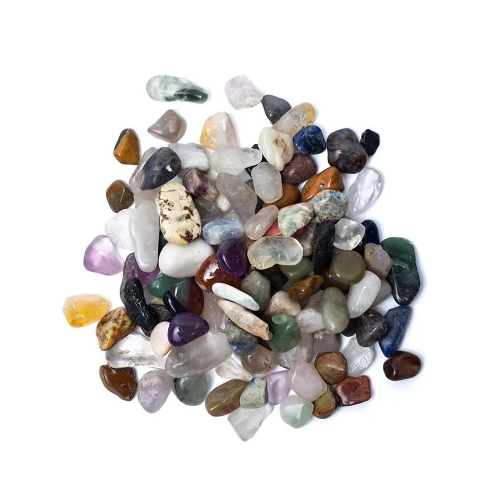 Pierres polies mixtes du Brésil de qualité B - ± 1-2 cm ; ±500g