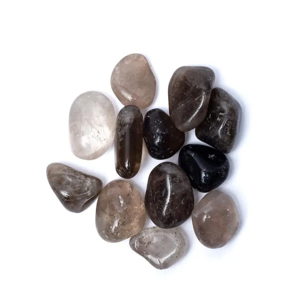 Quartz fumé pierres polies de qualité A -- ±3-4 cm ; ±500g