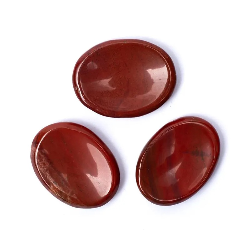 Pierres du souci jaspe rouge -- 5,5x4x1,5cm
