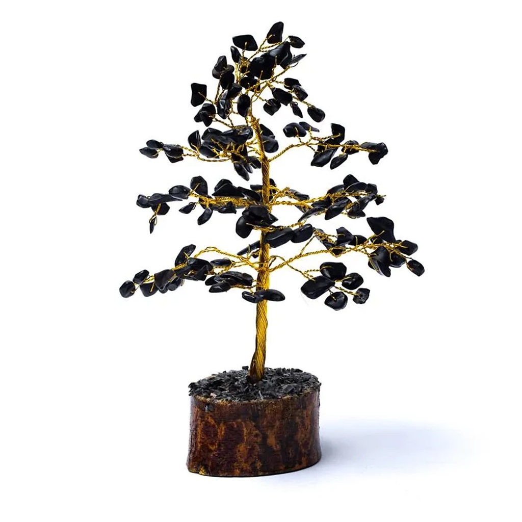 [8718657465432] Arbre d'Agate noire -- ±18 cm
