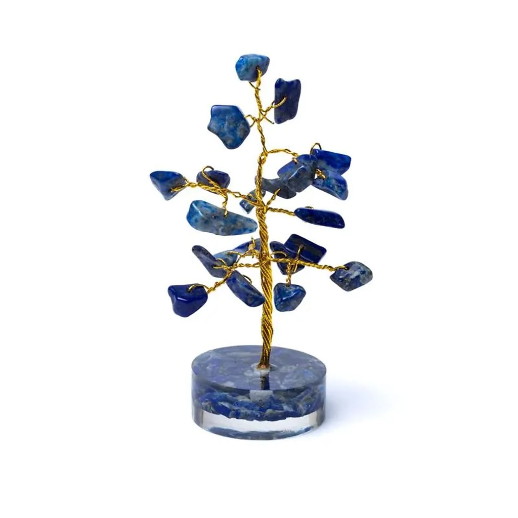 Arbre de pierres précieuses en Sodalite -- ±8cm