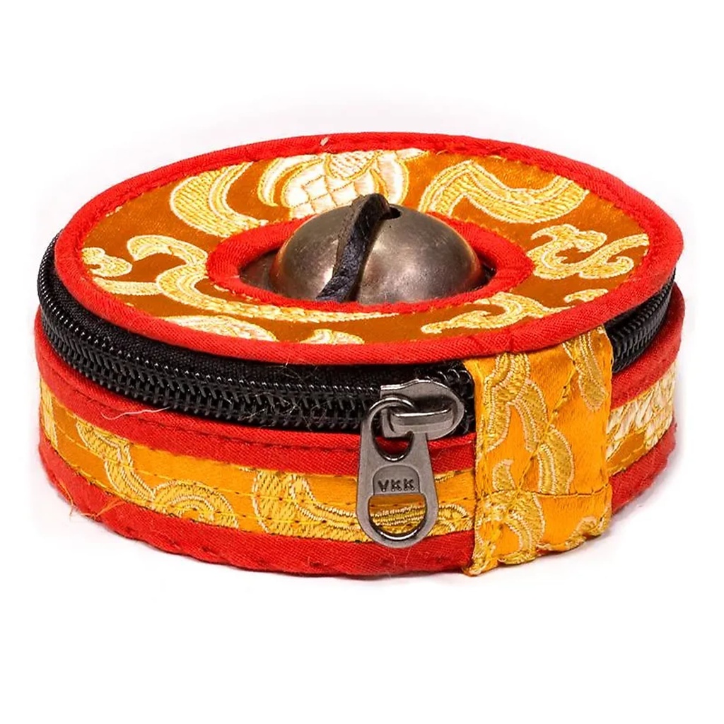 Housses pour cymbales orange/rouge grand modèle | 9 cm