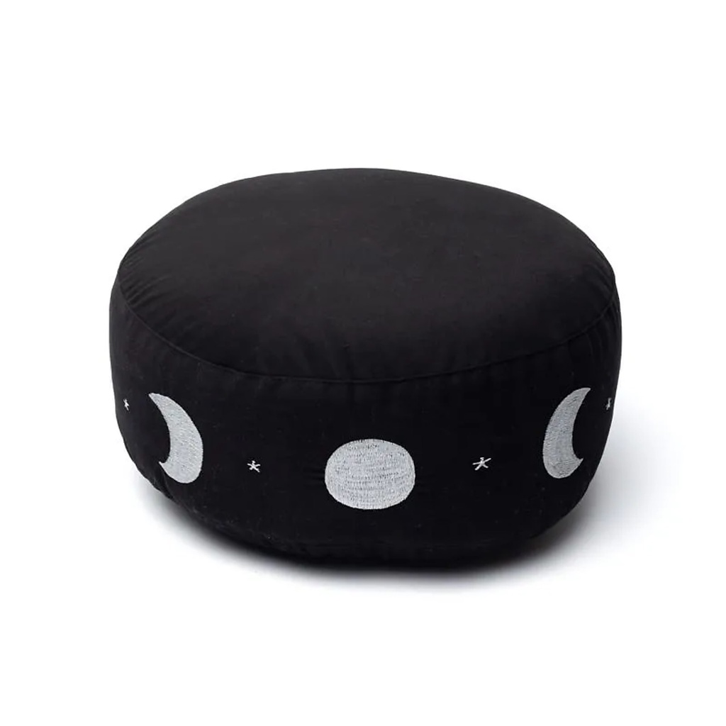 Coussin de méditation Phases de la lune -- 33x17 cm; 2100g