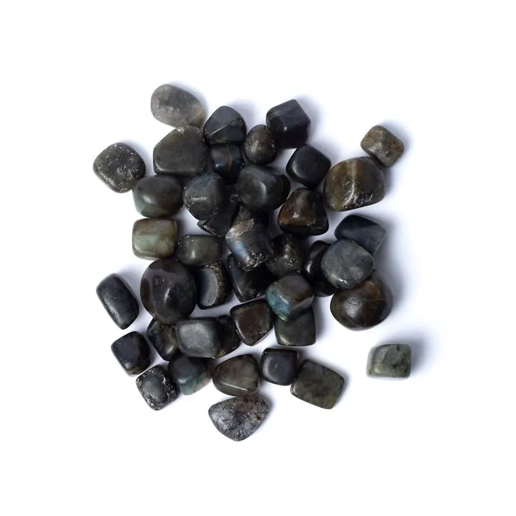 Labradorite pierres polies qualité A -- ±1,5-3,5cm ; ±500g