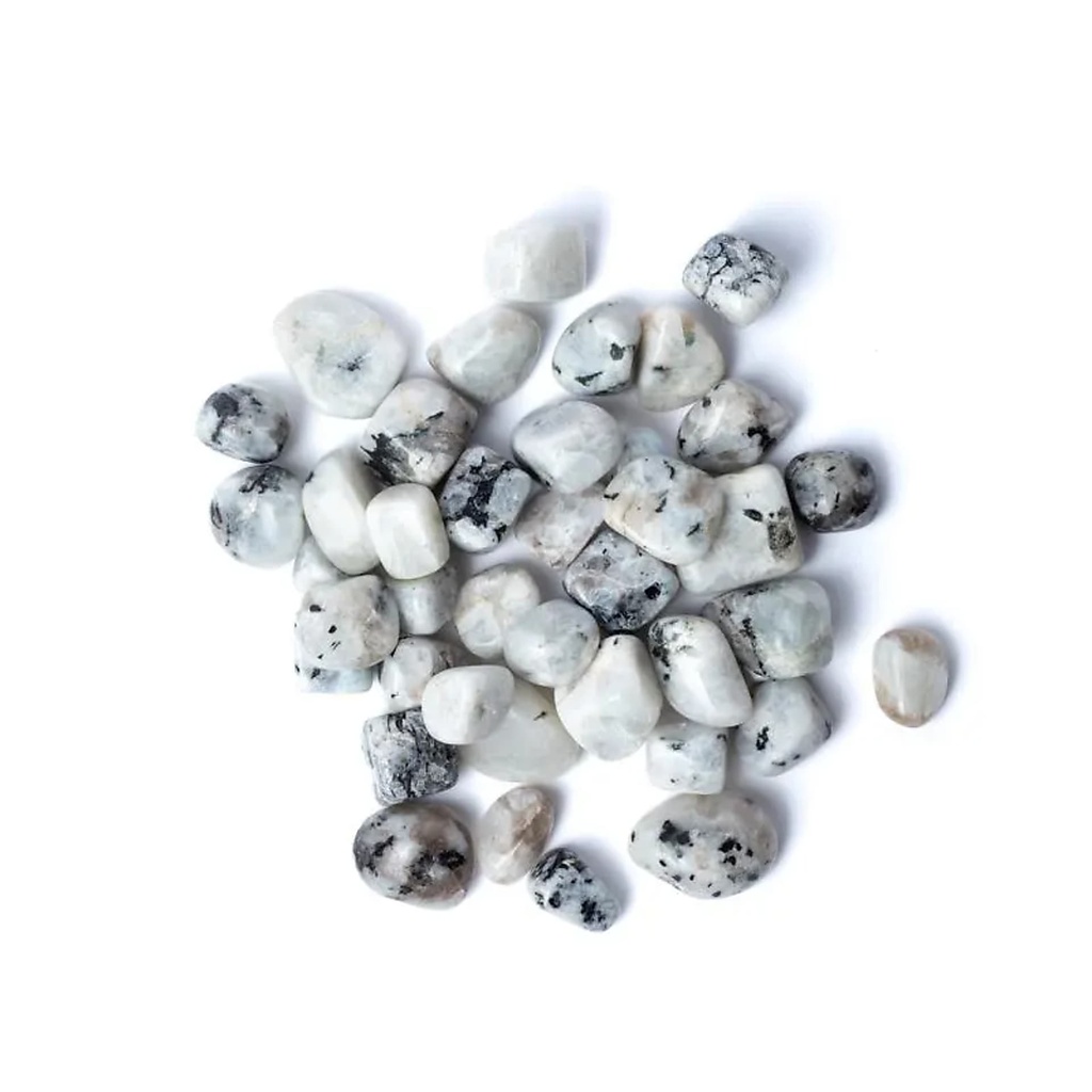 Pierre de lune arc-en-ciel pierres polies qualité A -- ±1,5-3,5cm ; ±500g