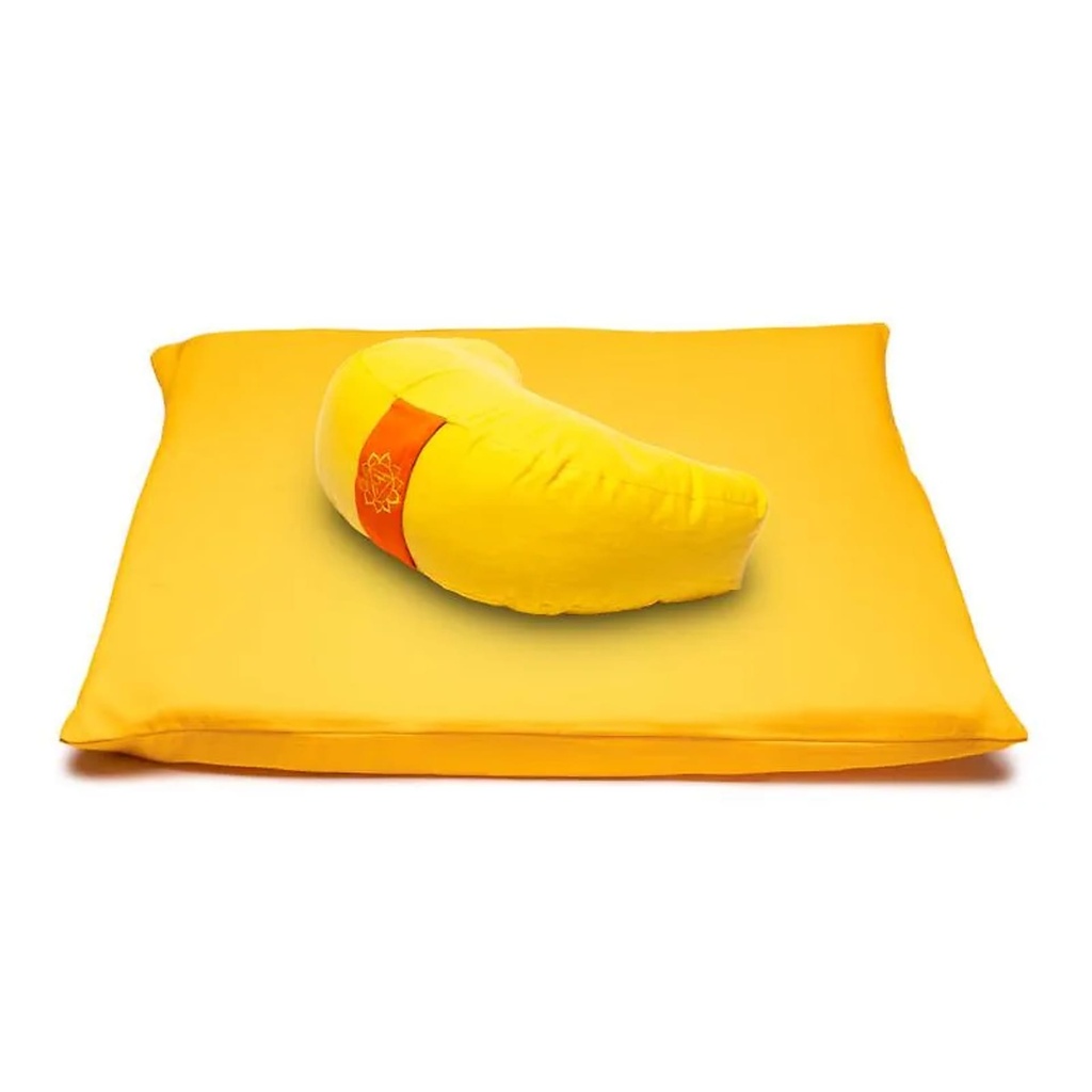[8720512979237] Set de méditation 3 Chakra 3 jaune -- 65x65cm; 1247g