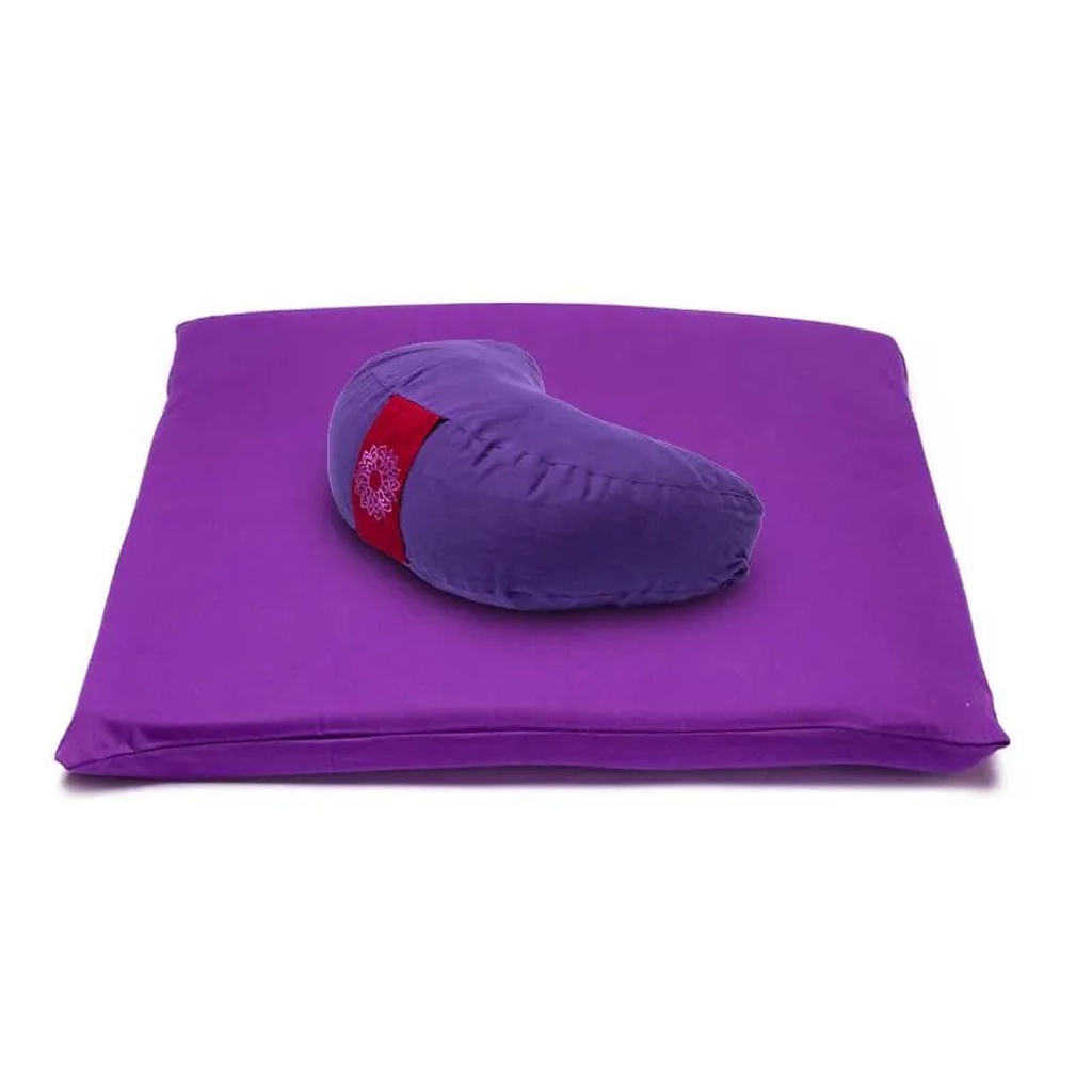 Set de méditation 3 Chakra 7 violet -- 65x65cm; 1247g
