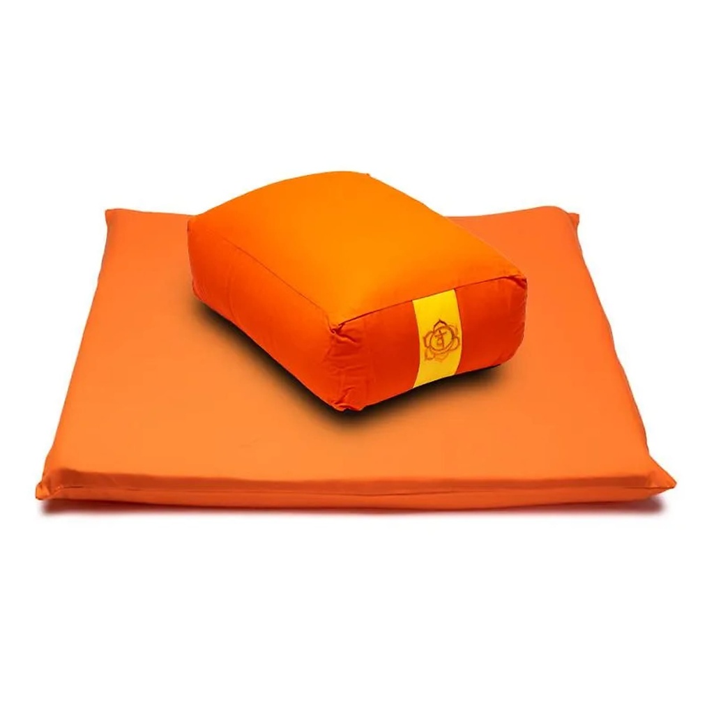 Set de méditation 5 Chakra 2 orange -- 65x65cm ; 3009g