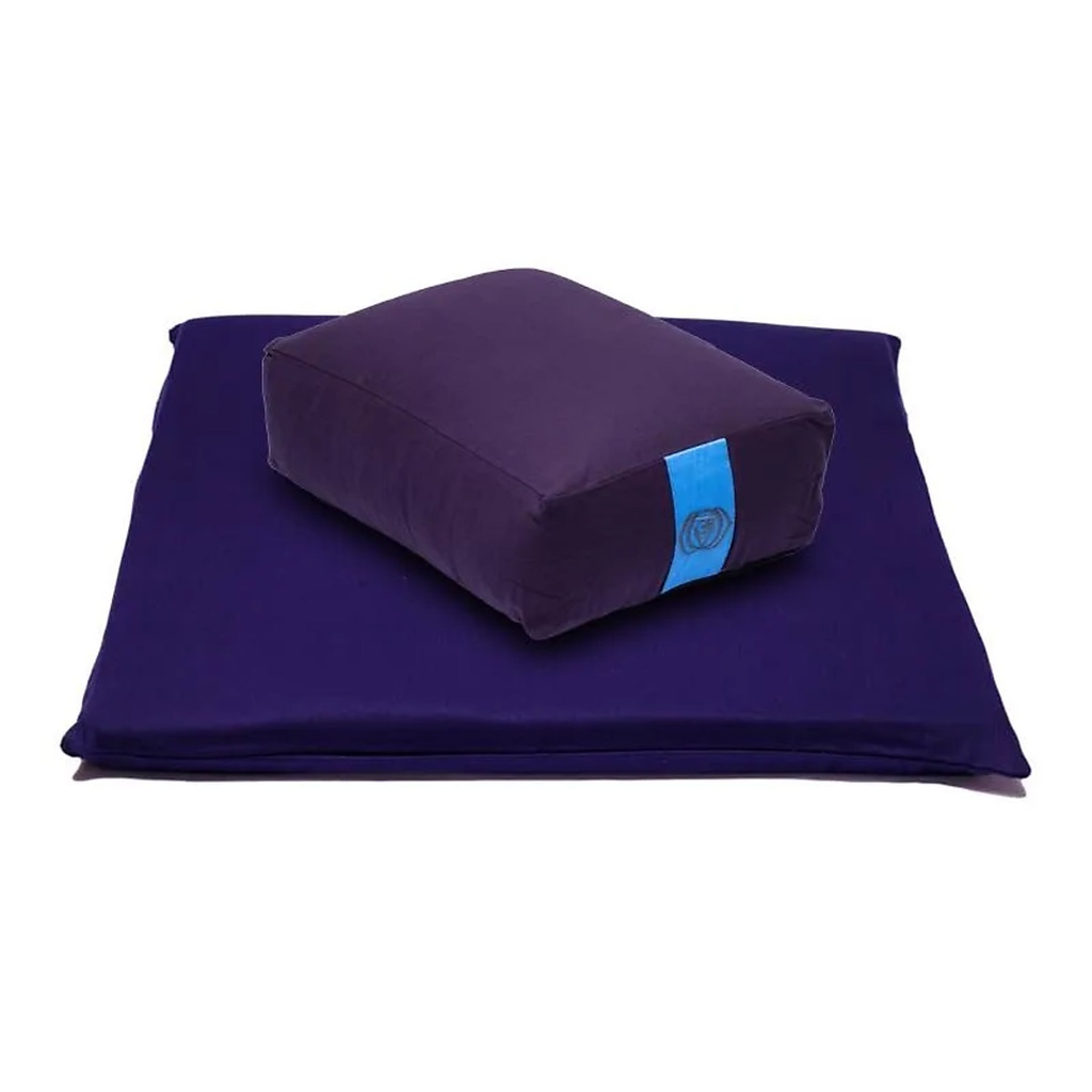 Set de méditation 5 Chakra 6  indigo -- 65x65cm; 3009g