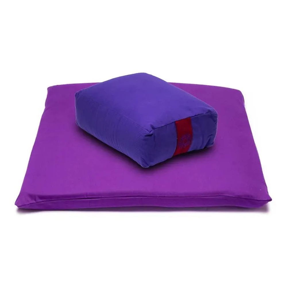 Set de méditation 5 Chakra 7 violet -- 65x65cm; 3009g