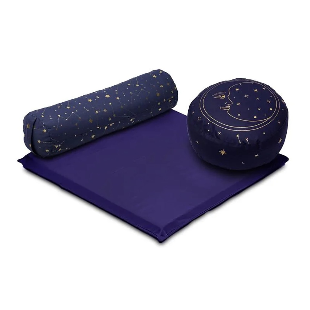 SET Meditation 2 Galaxie coton bio (OCS) -- 65x65cm; 4639g