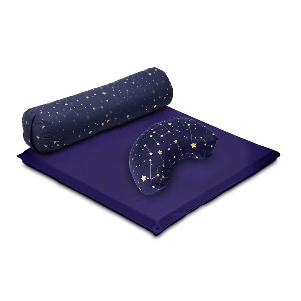SET de méditation 4 Voie lactée coton biologique (OCS) -- 65x65x5 cm; 3547g