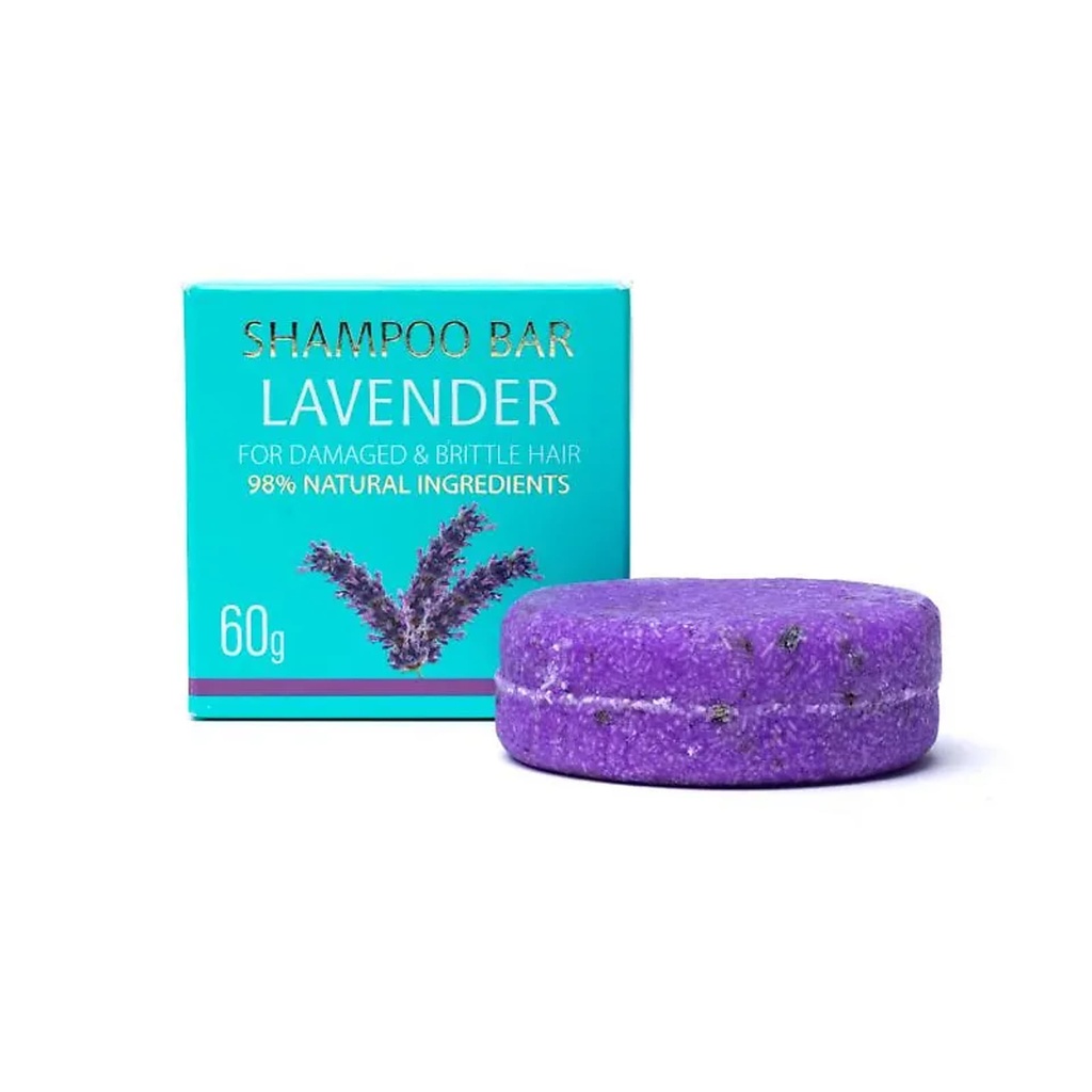 Champoing naturel en barres Lavande -- 60g