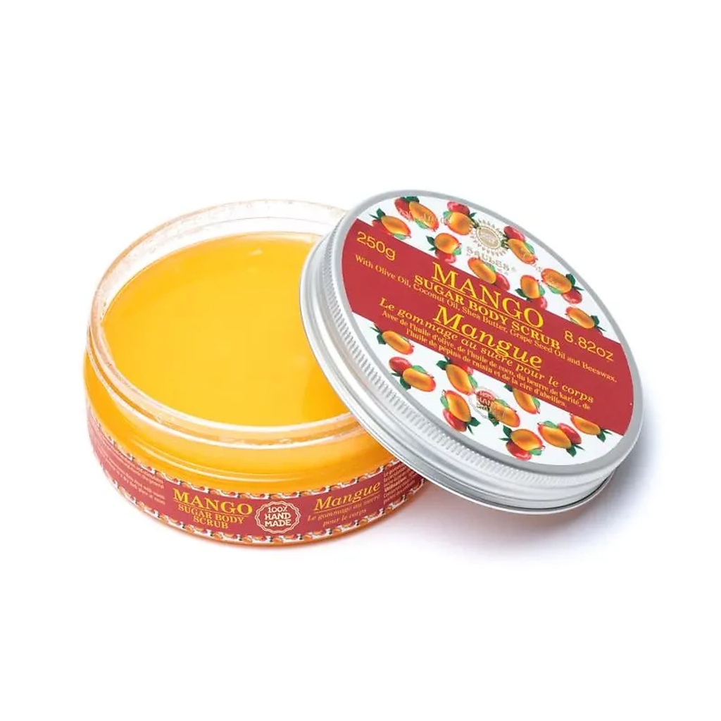 Gommage corporel au sucre mangue -- 250g