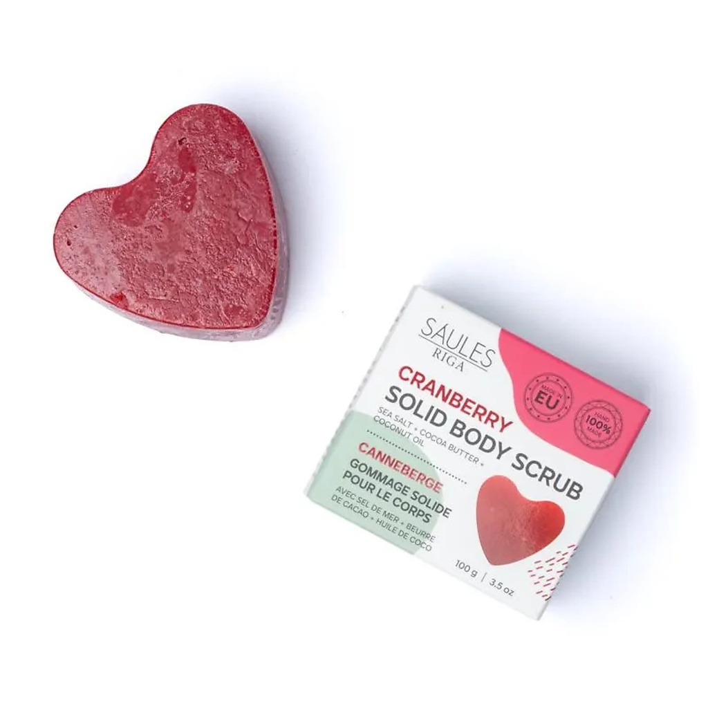 Savon exfoliant naturel myrtilles rouges -- 100g