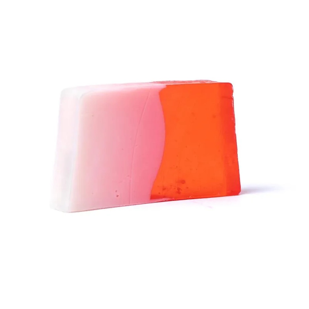 Savon fait main naturel rose du Japon -- 80g