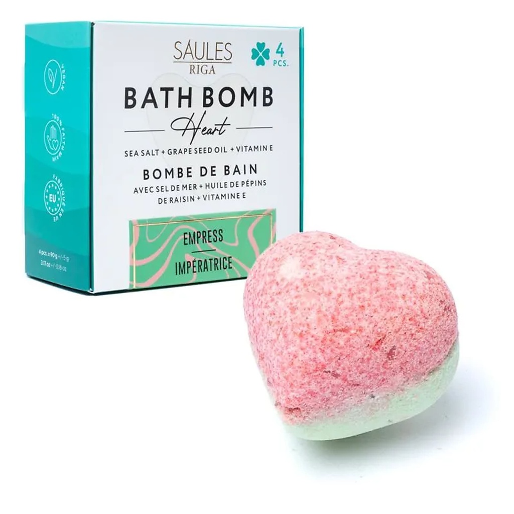 Bombe de bain coeur Bella donna -- 90g