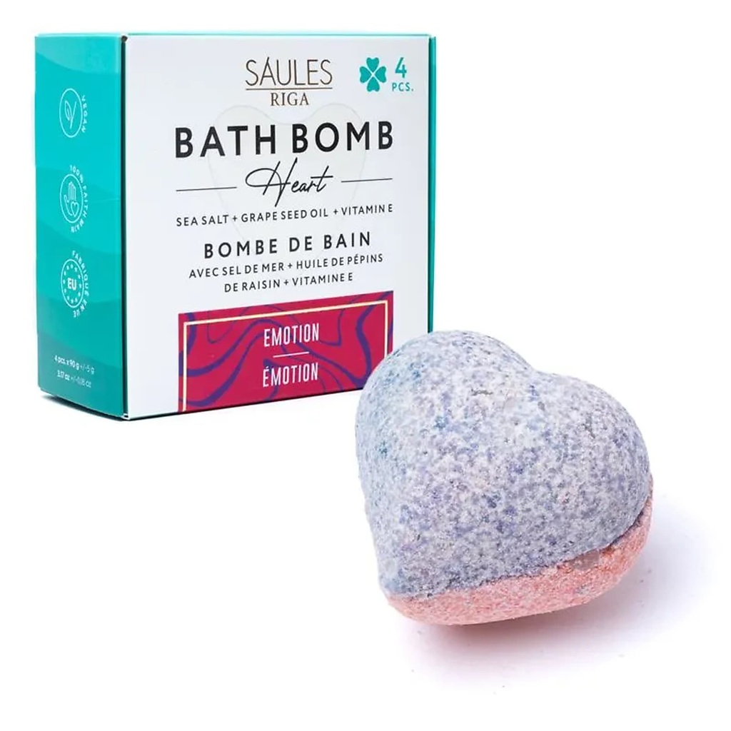 Bombe de bain coeur Emotion -- 90g