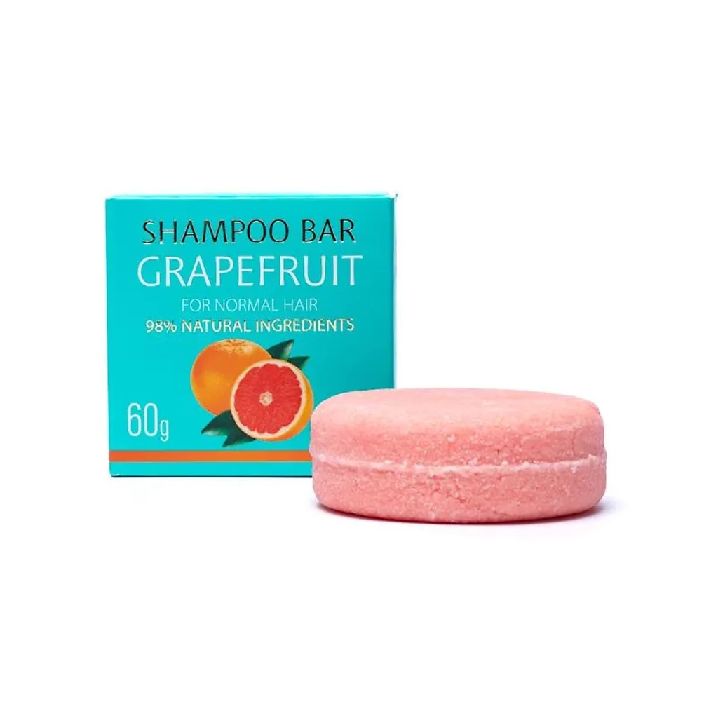 Shampoing solide naturel au pamplemousse -- 60g