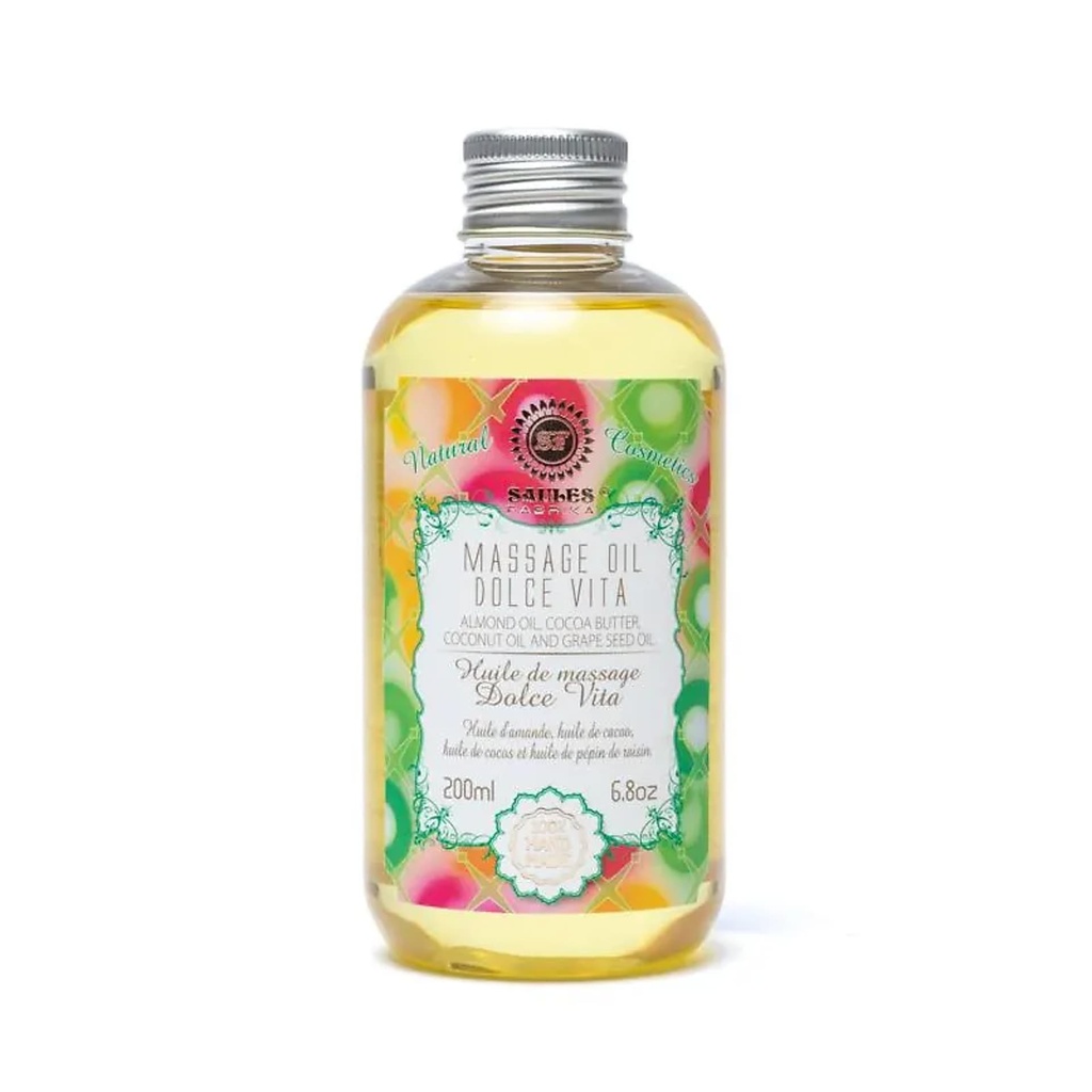Huile de massage naturelle Dolce Vita -- 200ml
