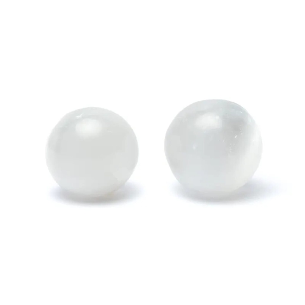 Sphère de sélénite -- ±8cm