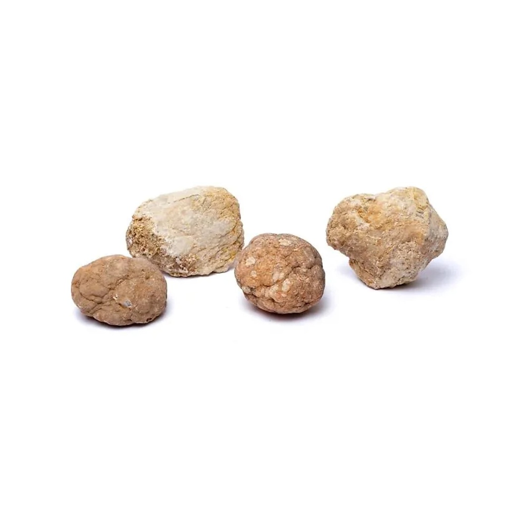 Géode de calcite (intacte) 3-4 pcs -- ±200-300g p/kg