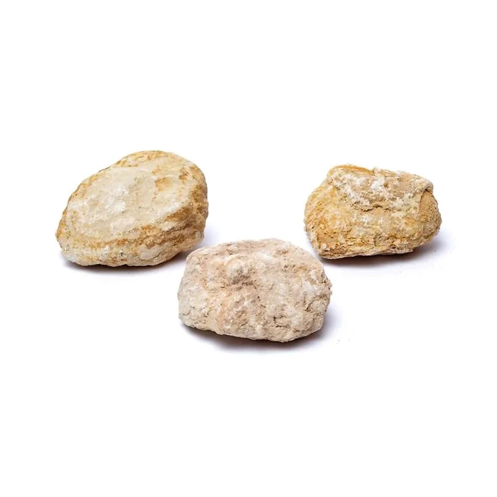 Géode de calcite (intacte) 2-3 pcs -- ±350-450g p/kg