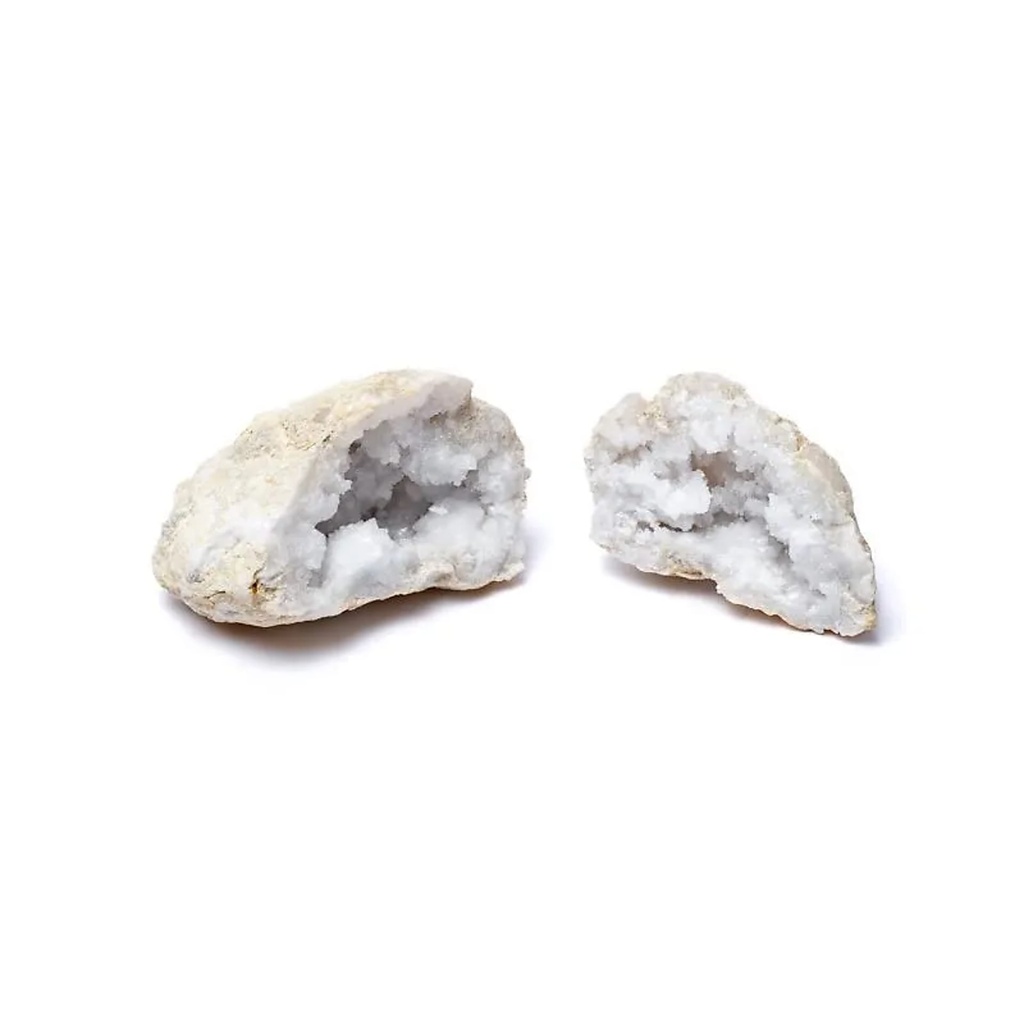 Géode de calcite (brisée) -- ±160g