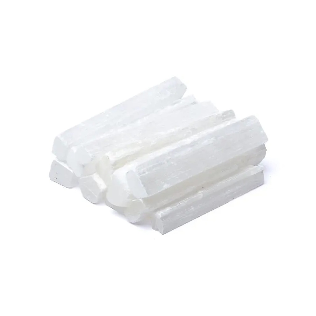 Bâtons de sélénite – ±500g; ±8-10cm