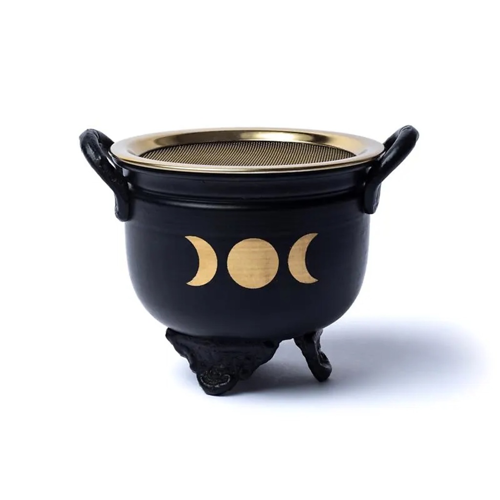 Chaudron Phases lunaires avec tamis -- 252g; 9,5x10,5cm