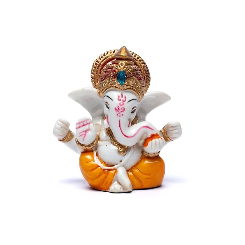 Ganesh avec Modaka -- 7x6cm