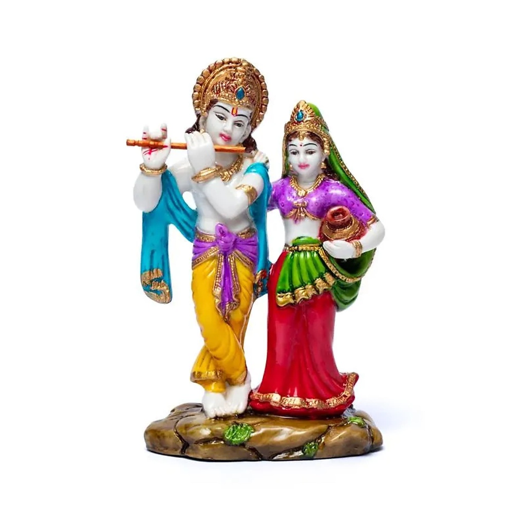 Krishna et Radha--14,5x9,5cm
