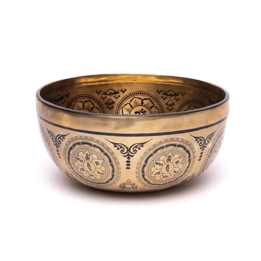 [8721139296400] Bol chantant gravé au laser Shiva -- ±1400-1600 g ; ±22-24 cm	