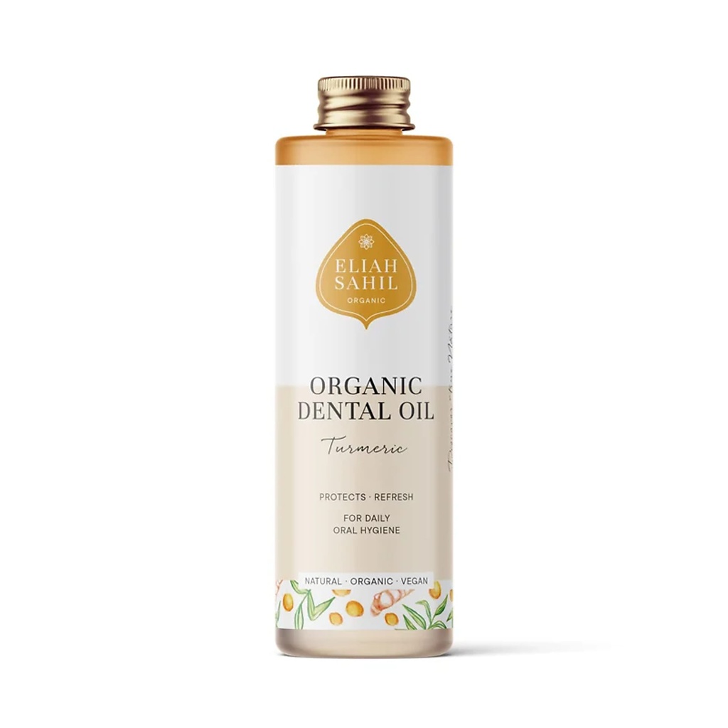 Huile dentaire bio Curcuma Eliah Sahil -- 100 ml