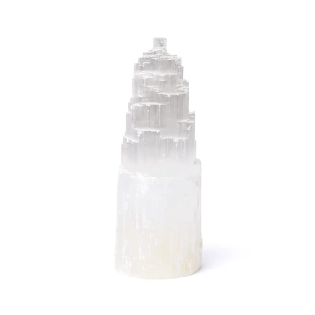 [8721139296974] Lampe iceberg en sélénite -- ±25x9cm