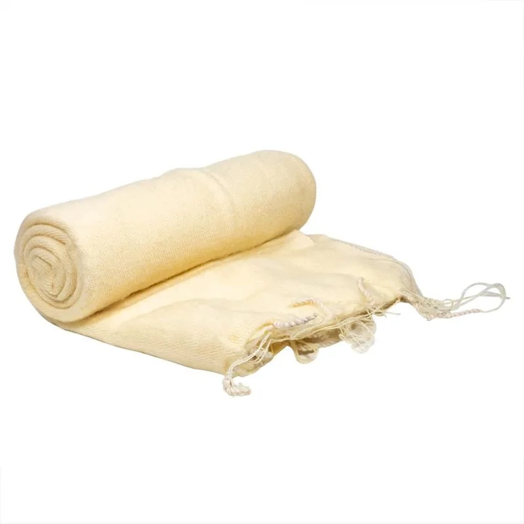 Châle de Méditation jaune -- 200x80 cm