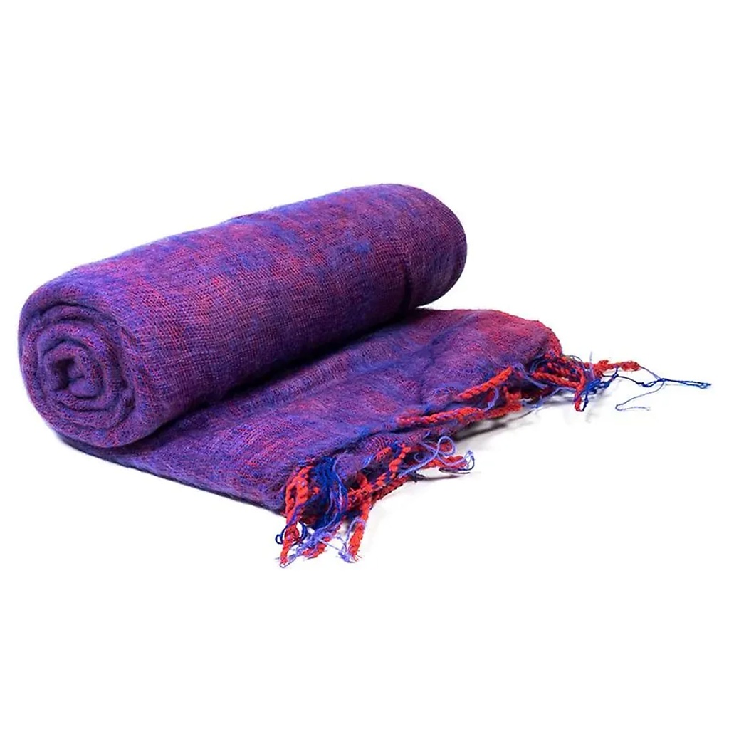 Châle de Méditation violet | 200x80 cm