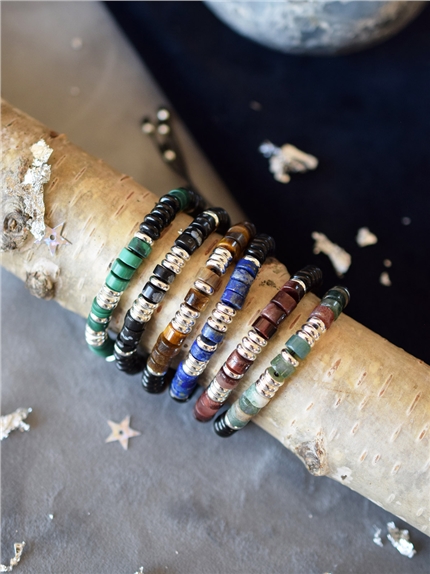 Présentoir de bracelets Manifestations pour hommes 6 x 4 quantités