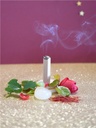 Briques de fumigation et socle Amour infini